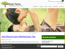 Tablet Screenshot of glenwyckfarms.com